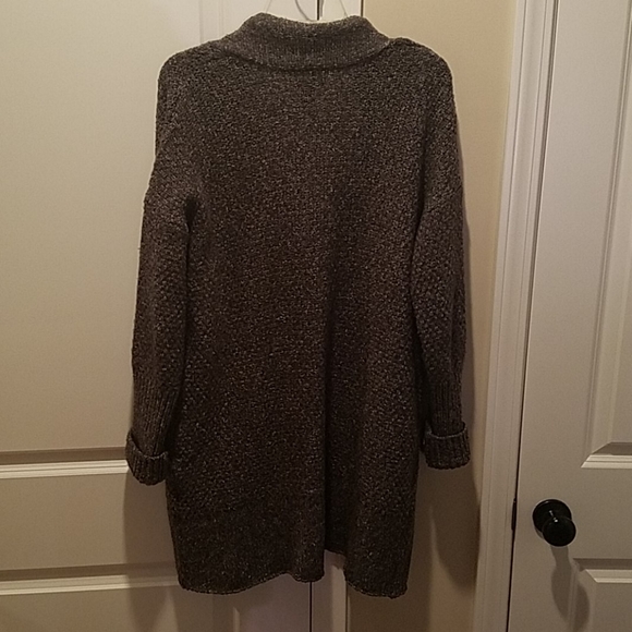 Bass gray open front cardigan - Picture 5 of 5